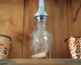 Another oil spout with glass bottle