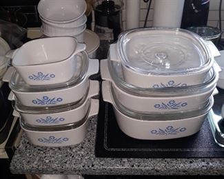Corningware , cornflower pattern
