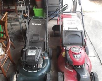Two lawn mower that run