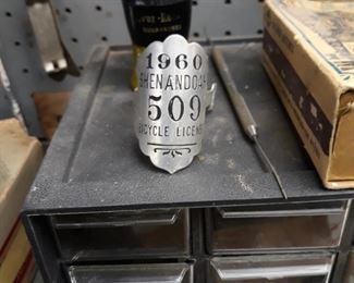 1960 Bicycle license