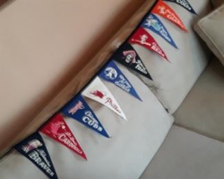 Vintage 1960s Baseball pennants