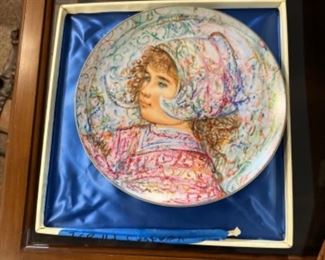 Several Edna Hibel plates!
