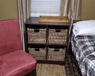 Side cabinet w/ baskets