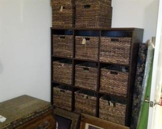 Baskets and Basket storage unit