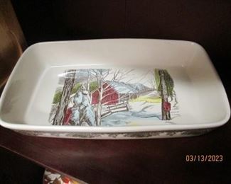 The Friendly Village Baking/Serving Dish.