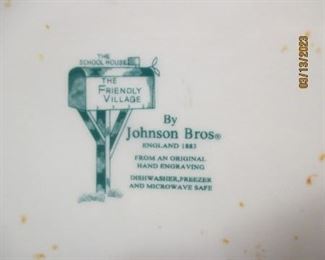 Johnson Bros - The Friendly Village dishes