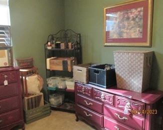 Misc Storage cubes, plastics