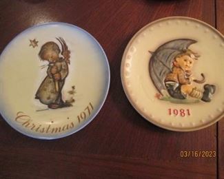 Hummel collectible plates
