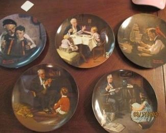 Norman Rockwell collectible plates