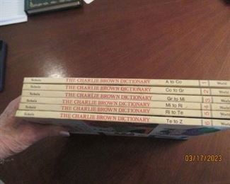 Charlie Brown Dictionary set 6 volumes