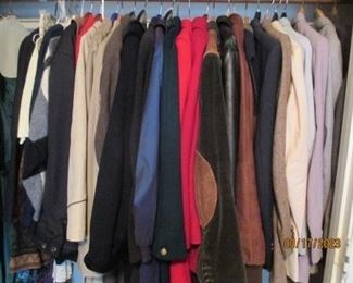 Men's and Ladies Coats.  Ladies Sizes S - M; Men;s Size 40R