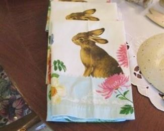 Willams Sonoma Rabbit napkins