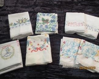 Full Size embroidered pillow cases