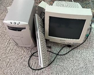 Computer monitor and accessories