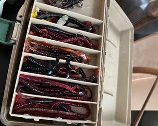 Fishing lures and box