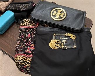 More designer bags…Tory Burch, prada