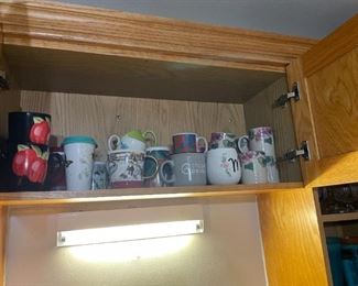 . . . nice grouping of coffee mugs