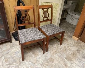 . . . two Duncan Fife chairs