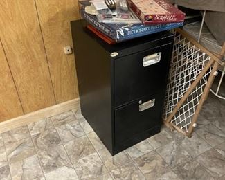 . . . two-drawer file cabinet