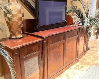 3pc console with hidden tv $950