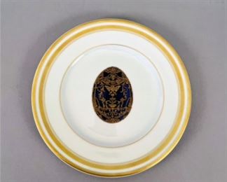 Porcelain Plate Made In The Faberge Style Commemorating New Years Eve 2000 The Desert Inn