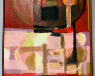 Ralph Fertig (American, 1939 - 2014) Abstraction In Red