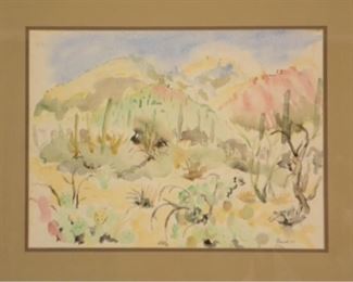 Desert Mountain Landscape, 1987