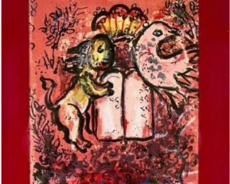 Marc Chagall ( French / Russian, 1887-1985), The Lion Of Judah, 1966