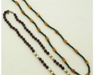 Two Vintage Miriam Haskell Necklaces