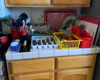 Flatware, utensils , cutting boards