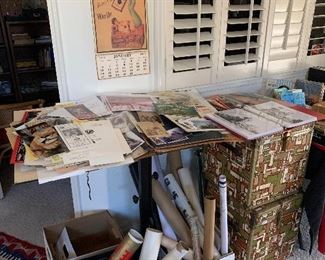 Vintage paper
Pictures, maps, family history, war history, advertising etc..