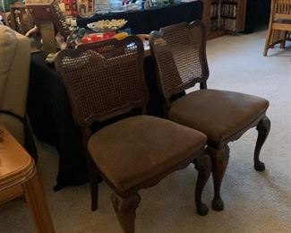 Cain back chairs