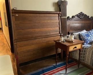 Two antique beds