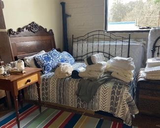 Linens and more linens. Lots new in the packages.