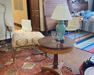 More bamboo and woven furniture