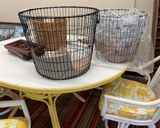 New addition of wire baskets