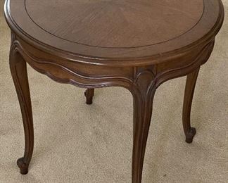 Vintage Drexel Heritage Occasional Table. Measures 24" D x 23" H. Photo 1 of 2. 