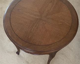 Vintage Drexel Heritage Occasional Table. Measures 24" D x 23" H. Photo 2 of 2. 