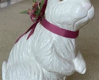 Glazed Ceramic Bunny.