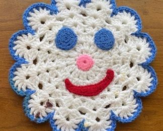 Crochet Hot Pad. 