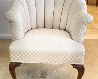 Pair of Tufted Back Tub Chairs. Each Measures 29" W x 32" D x 31" H. Photo 1 of 4.