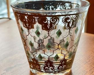 Set of 6 Vintage Double Old Fashion Glasses. 