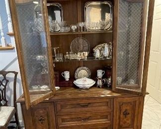 Vintage Bernhardt Display Cabinet. Measures 60" W x 16" Dx 80" H. Photo 2 of 2.