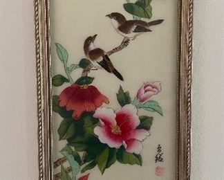 Asian Artwork Signed By Artist. Measures 9.5" x 19." Photo 1 of 2. 