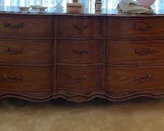 Vintage 9-Drawer Drexel Heritage Dresser. Beautiful As Is. But, Wouldn't She Be JUST As AWESOME Painted? Ask Us About Our Resources. Measures 72" W x 22" D x 30" H. Photo 1 of 3. 