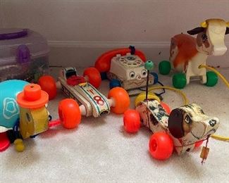 Vintage Pull-A-Long Toys. 