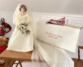 The Princess Diana Bride Doll with Box. 