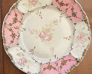 J & P Limoges Pink with Gold Rim Dinner Plates - 12 Available. Photo 1 of 2. 