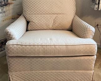 Upholstered Down-Filled Club Chair. Matching Ottoman Available, too. Photo 1 of 3. 
