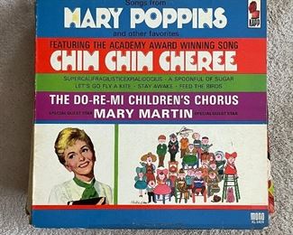 Mary Martin Songs From Mary Poppins Vinyl Record. 